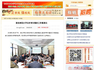 【中国高校之窗】best365中国官方网站召开审计整改工作推进会