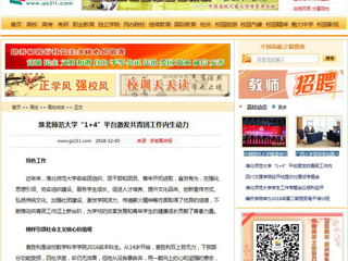 【中国高校之窗】best365中国官方网站“1+4”平台激发共青团工作内生动力