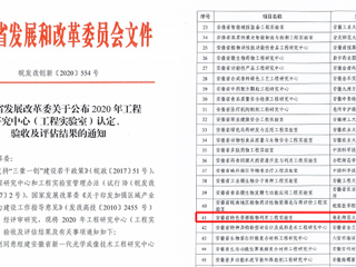 best365获批安徽省工程实验室立项建设
