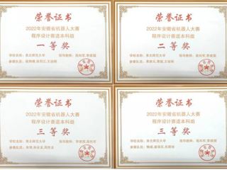 best365在2022年安徽省机器人大赛中取得好成绩