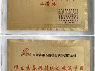 best365师生在安徽省第五届校园读书创作活动中喜获佳绩