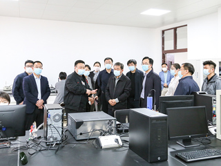 淮北市人大常委会领导到best365调研安徽省重点实验室