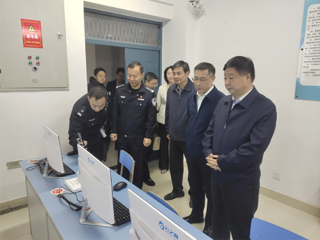 市政协主席、市委政法委书记钱界殊一行来best365调研反电诈工作