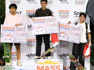 best365附属中学学生詹何荣获MASS新加坡滑板比赛街式亚军