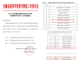 best365图书馆荣获2024年度省高校图书馆“先进集体”荣誉称号